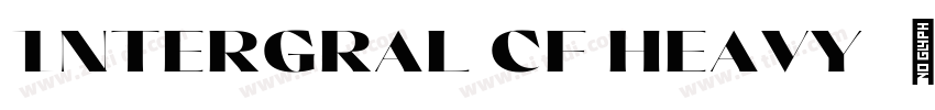 INTERGRAL CF HEAVY字体转换